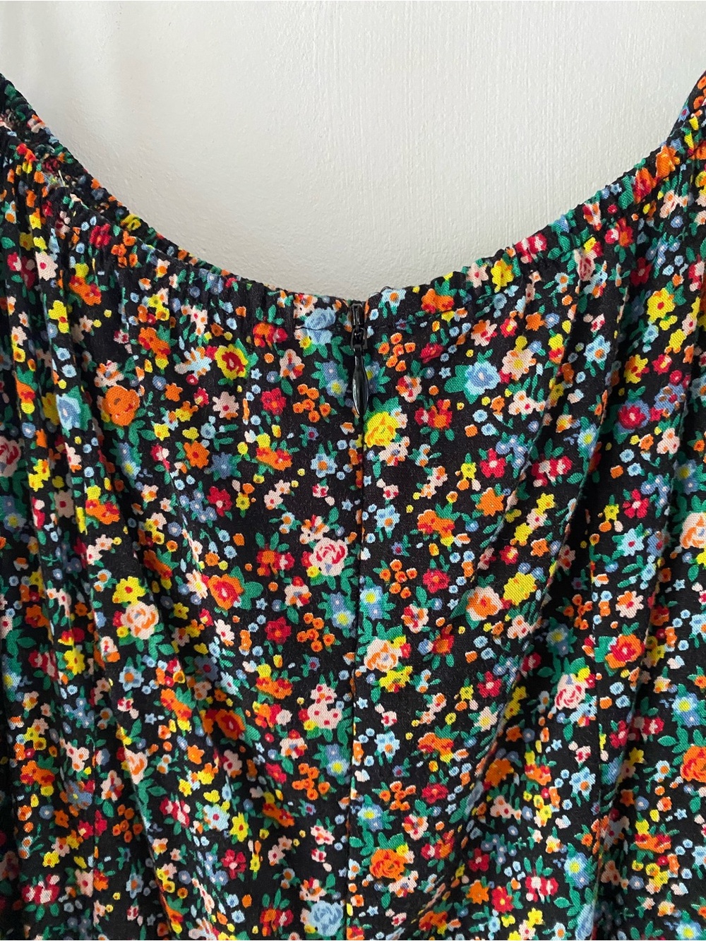 Motel Rocks Black Floral Tie-Shoulder Maxi Slip Dress - Picture 5 of 8